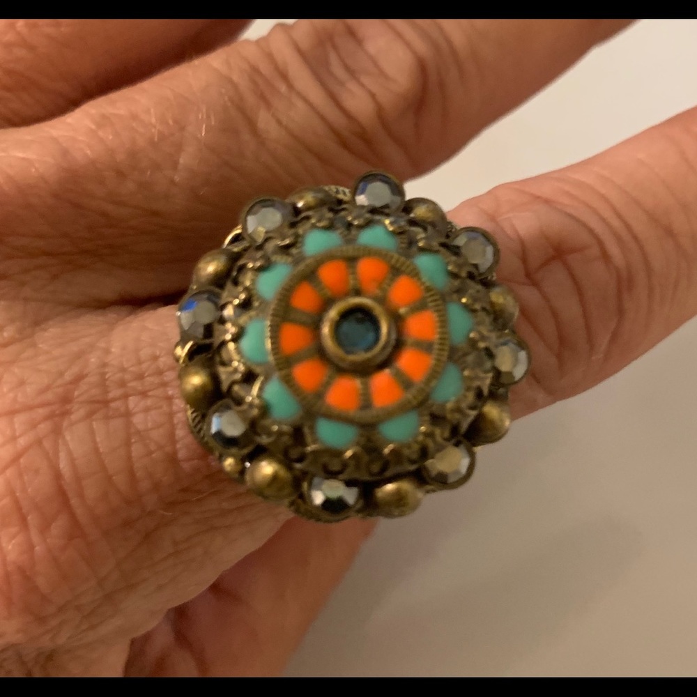 New Vintage Ollipop Statement Adjustable Ring